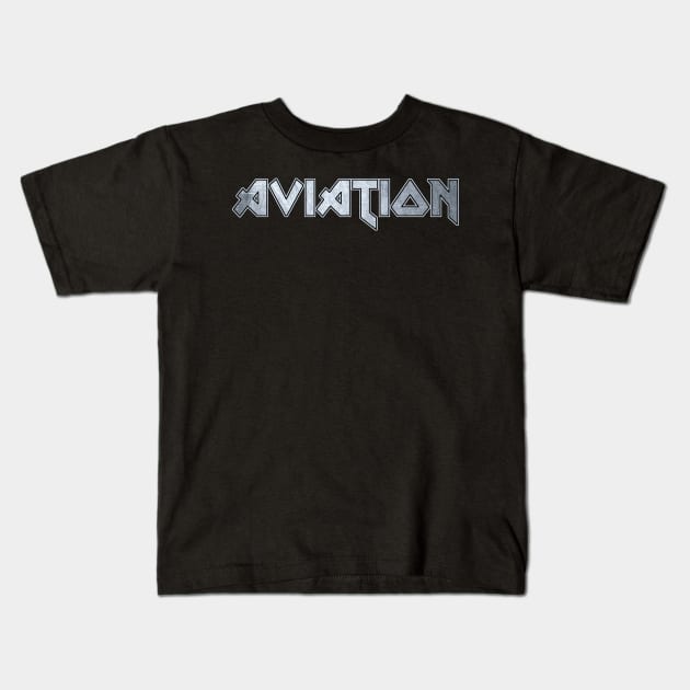 Aviation Kids T-Shirt by Erena Samohai